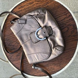 Rose Gold CrossBody Satchel Bag